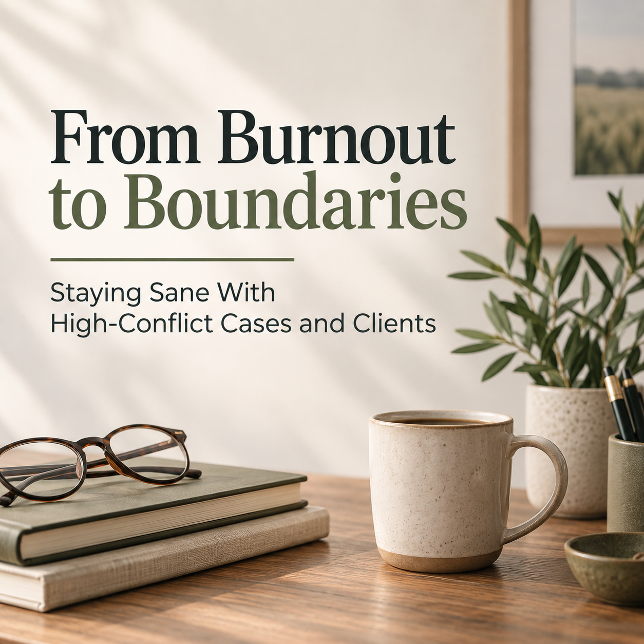From Burnout to Boundaries: Staying Sane With High-Conflict Cases and Clients